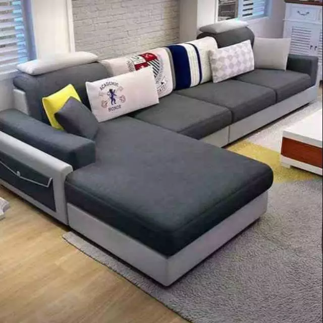 Zilong - Sofa L selonjor - kursi tamu minimalis