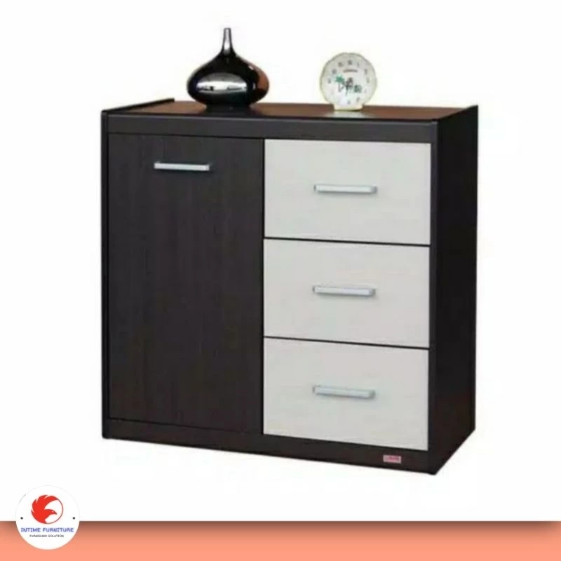 Buffet tv meja tv minimalis rak serbaguna murah cr 80 espresso