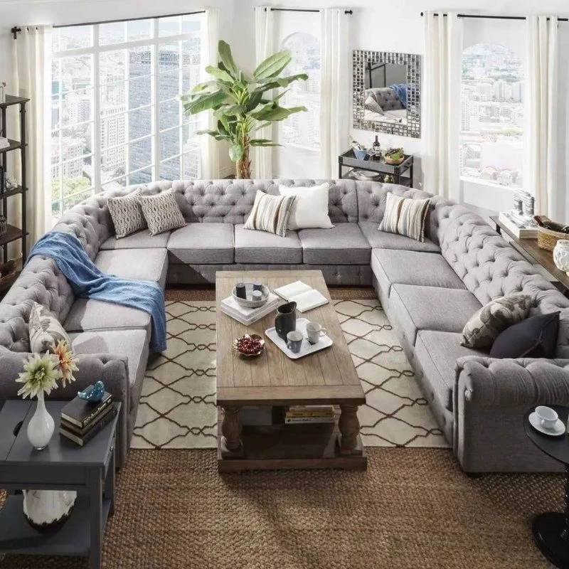Sofa Leater U - Sofa kursi tamu - Sofa minimalis MODERN