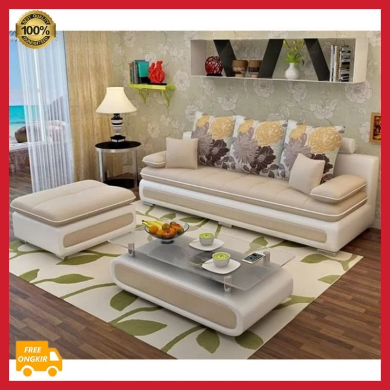 Sofa L nagoya sofa kursi tamu minimalis FREE ONGKIR JABODETABEK