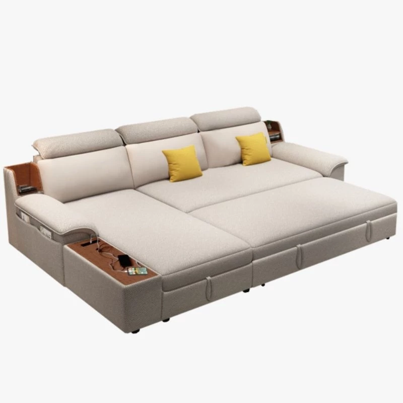 SOFA L BED RECLINING SOFABED SOFA BED KASUR MINIMALIS