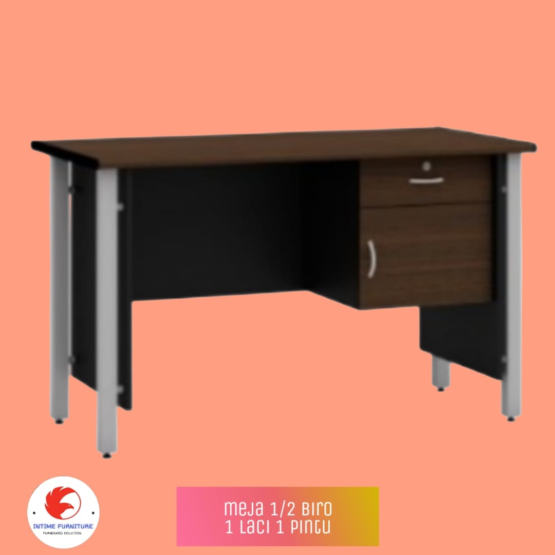 meja tulis kaki besi kokoh mt 112 popular