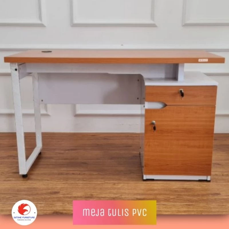 MEJA TULIS MEJA KERJA MEJA KANTOR BESI PVC SHEET mt 125