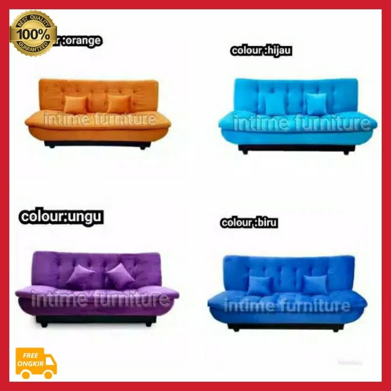 Sofabed minimalis sofa bed sofa kursi tamu multifungsi